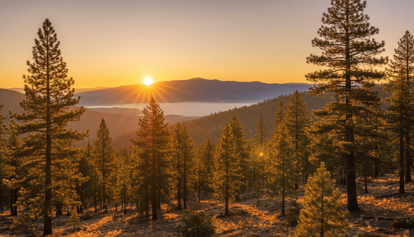 California mountain landscape at golden hour — a metaphor for rising above